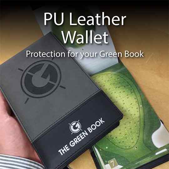 PU Leather Green Book Wallet